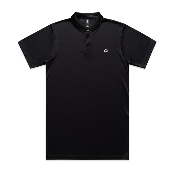 Mens Style Dark Ascend Health Work Polo Thumbnail